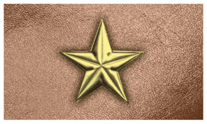 DNSEMP-C-430-GD-BZ Star Gold-Bronze